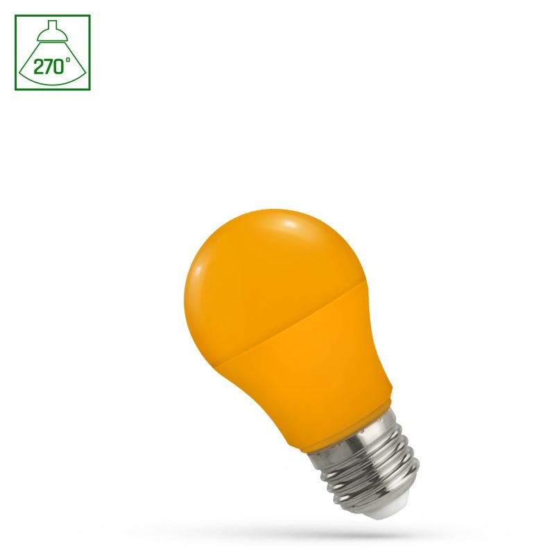Spectrum LED LED GLS A50 E-27 230V 4.9W ORANGE SPECTRUM