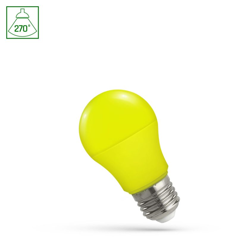 Spectrum LED LED GLS A50 E-27 230V 4.9W YELLOW SPECTRUM