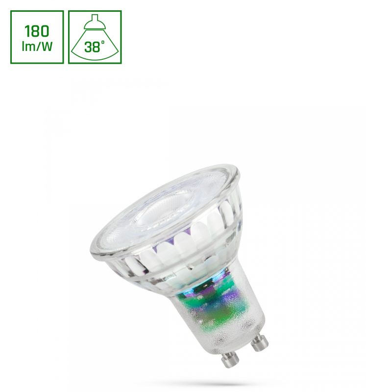 Spectrum LED LED GU10 230V 2,5W SMD A-CLASS WW LENS 38DEG SPECTRUM
