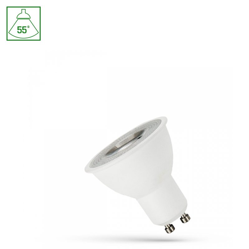 Spectrum LED LED GU10 230V 4W SMD 55DEG NW WITH LENS