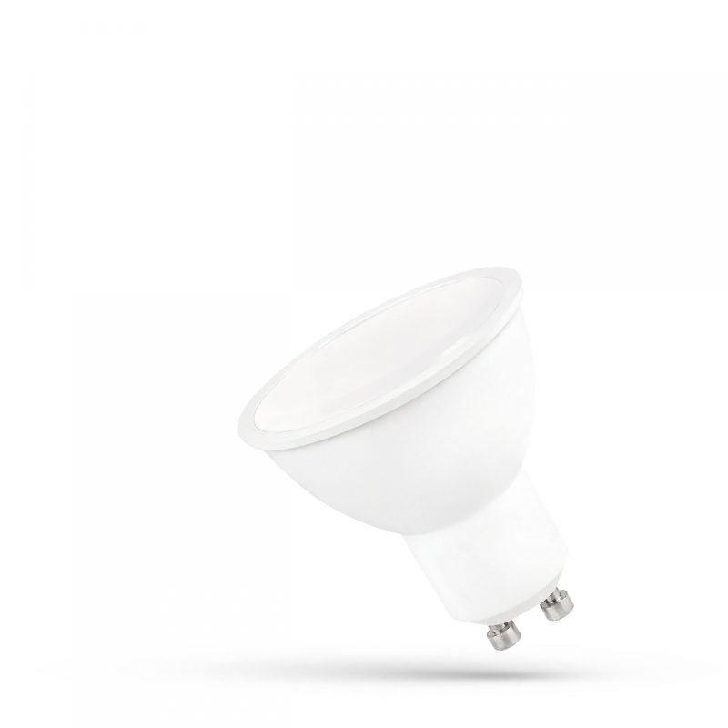 Spectrum LED LED GU10 230V 9W SMD CW CON COPERTURA LATTE BIANCA SPECTRUM