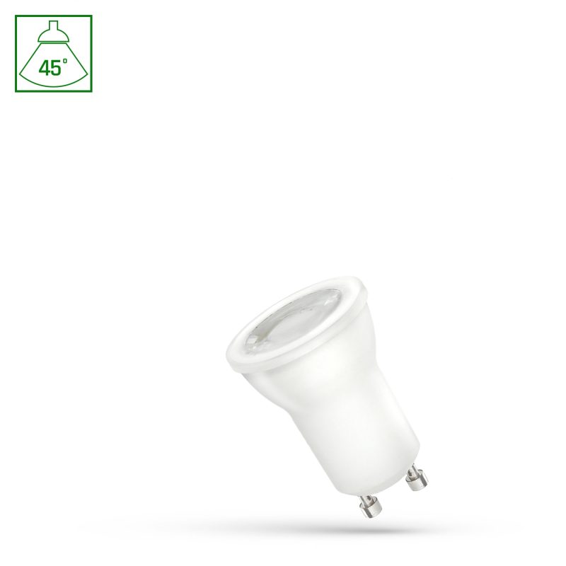 Spectrum LED LED MR11 GU10 230V 4W SMD 45DEG NW WITH LENS SPECTRUM