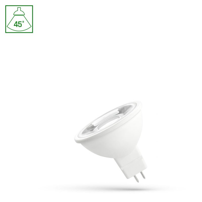 Spectrum LED LED MR16 12V 6W SMD 45DEG WW WITH LENS SPECTRUM