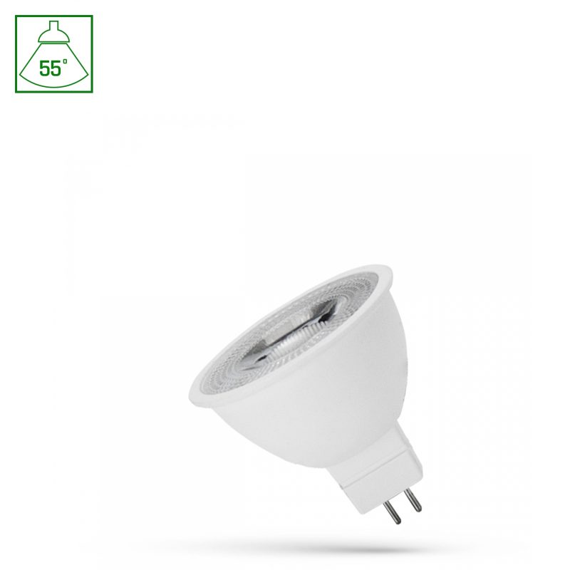 Spectrum LED LED MR16 12V 6W SMD 55DEG CW WITH LENS SPECTRUM