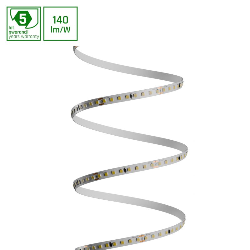 Spectrum LED LED STRIP 2835 24V 160LED 18W/m 2520lm/m WW 10mm IP20 5YR 5m roll