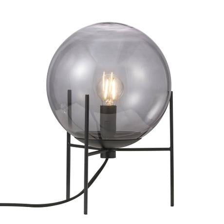 Nordlux Alton 20 Tischlampe schwarz geräuchertes Glas E14 20 cm
