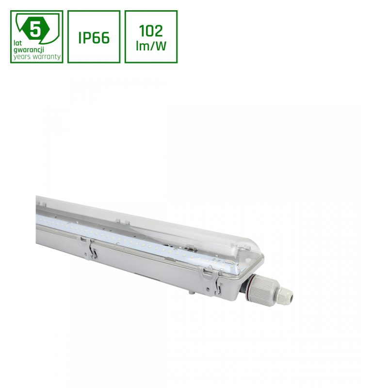 Spectrum LED LIMEA  LED SMD 5630 36W  120CM CW GARAGE TRANSPARENT