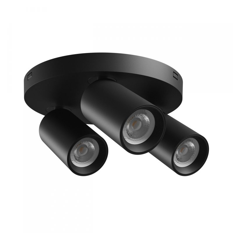 Spectrum LED MADARA ALTRO ROUND 3xGU10 230V IP20 220X134MM BLACK