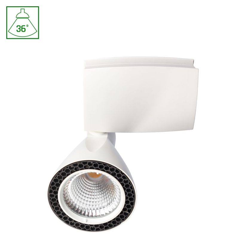 Spectrum LED MADARA COB LED 230V 30W 36DEG IP20 CW TRACK LIGHT WHITE