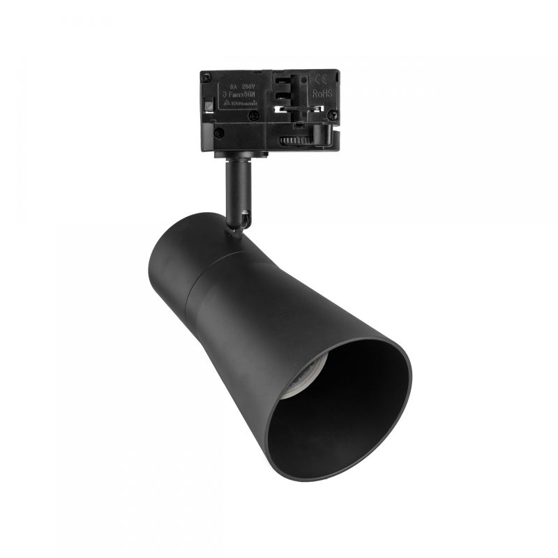 Spectrum LED MADARA SCANDI GU10 TRACK 3F (3 CIRCUITS) 250V IP20 80X140X180 BLACK
