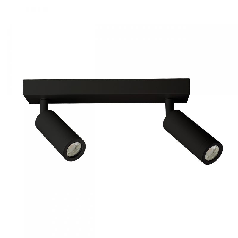 Spectrum LED MADARA SLIM 2 X MR11 BASE 230V IP20 260X54X160 BLACK MOVABLE