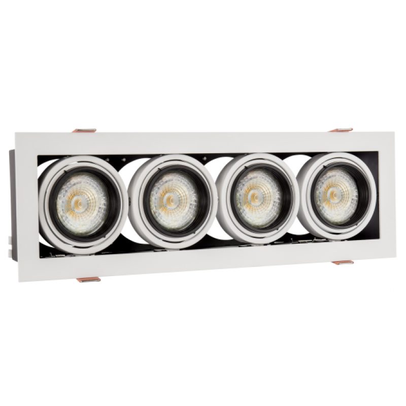 Spectrum LED MODERN DAY MINI GU10 X4 WHITE FRAME