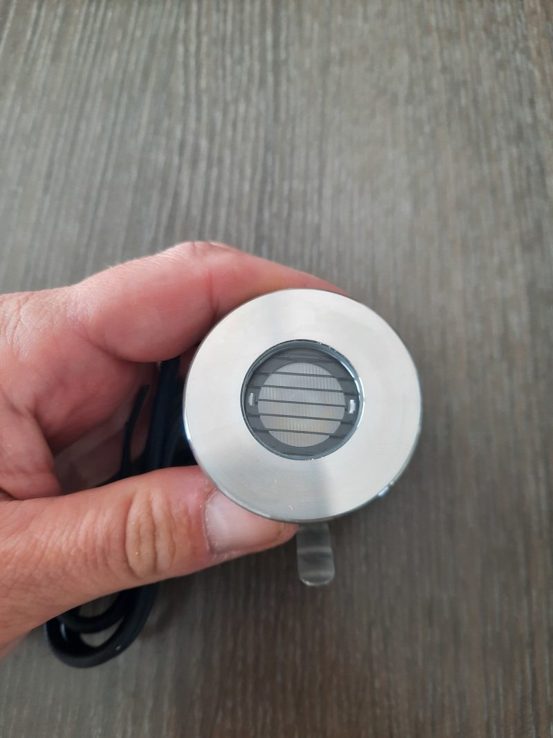 Recessed spotlight IP67 waterproof asymmetrical 3W 10-30V dc