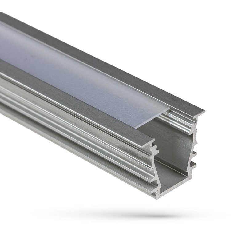 Spectrum LED PROFILO PER STRISCE LED WOJ DEEPWITH MILK COVER 1M