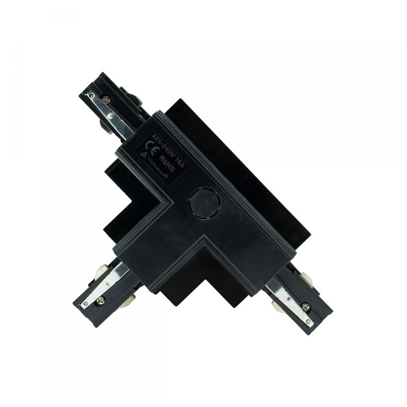 Spectrum LED SPS RECESSED CONNECTOR T RIGHT BLACK SPECTRUM