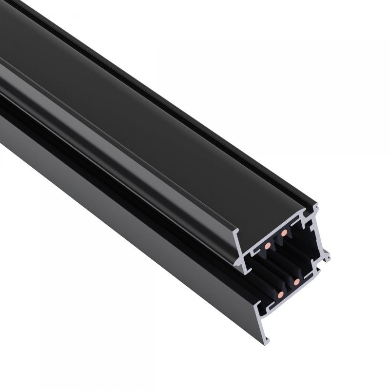 Spectrum LED SPS RECESSED TRACKLINE 3PHASE 1M BLACK