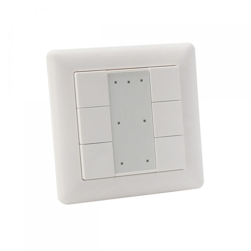 Spectrum LED Panel de Botón de Pared con 6 Botones DALI