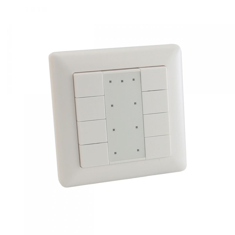 Spectrum LED Pannello di pulsante a muro Spectrum LED con 8 pulsanti DALI