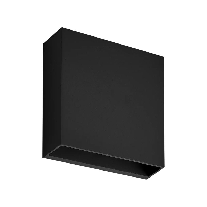 Fantasia Orion II applique nera, luce sopra e sotto, IP65