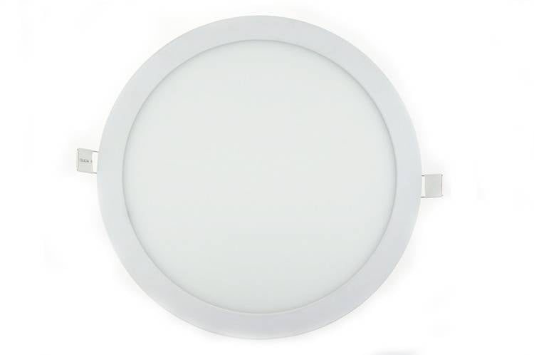 Optonica panel LED redondo empotrable 24W 300mm blanco