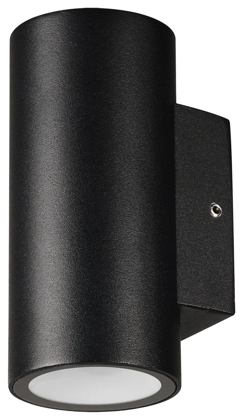 Fantasia Tengu applique esterna nera, 2x3W su e giù, IP65