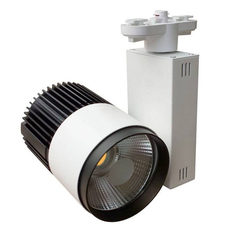 Gobrightlighting LED Track Spot 20W COB white 100mm adjustable