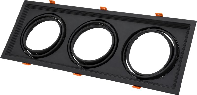 Optonica Rectangular 3xRing Adjustable Black Body