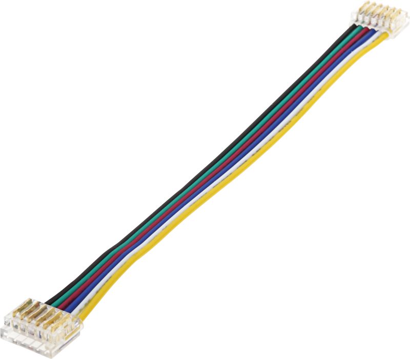 Optonica 6Pin Clamp Press Dual Connector for 12mm SMD Strip