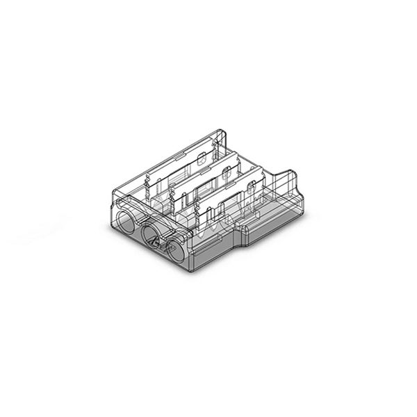 Optonica 3Pin Fasten Connector Strip to Wire for 10mm SMD