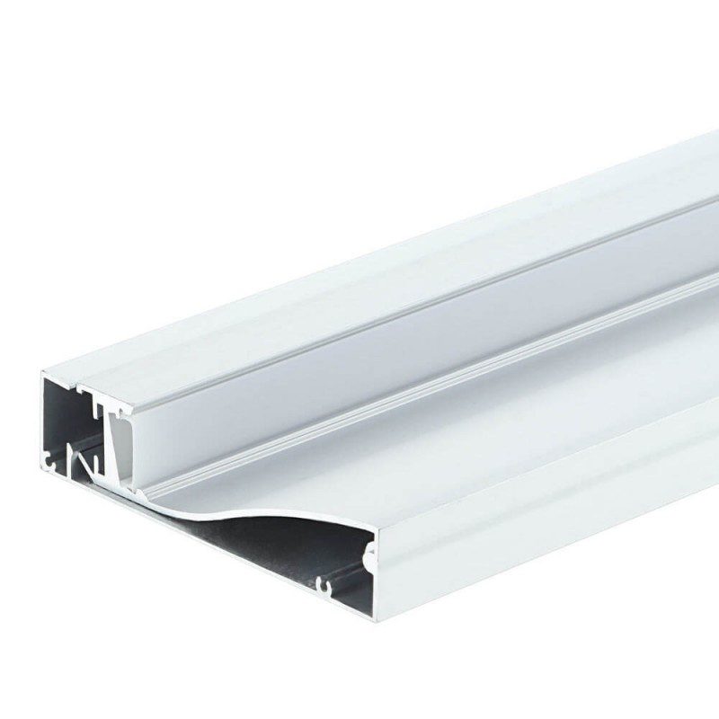 Optonica Aluminium Profile for Floor Silver Colour L=2M