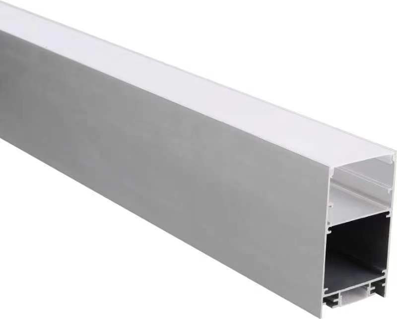 Optonica Aluminium Profile LED Strip Black body/White cover L=2M