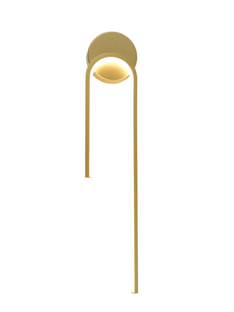 Optonica LED Ceiling/Wall Lamp 10W Satin Gold