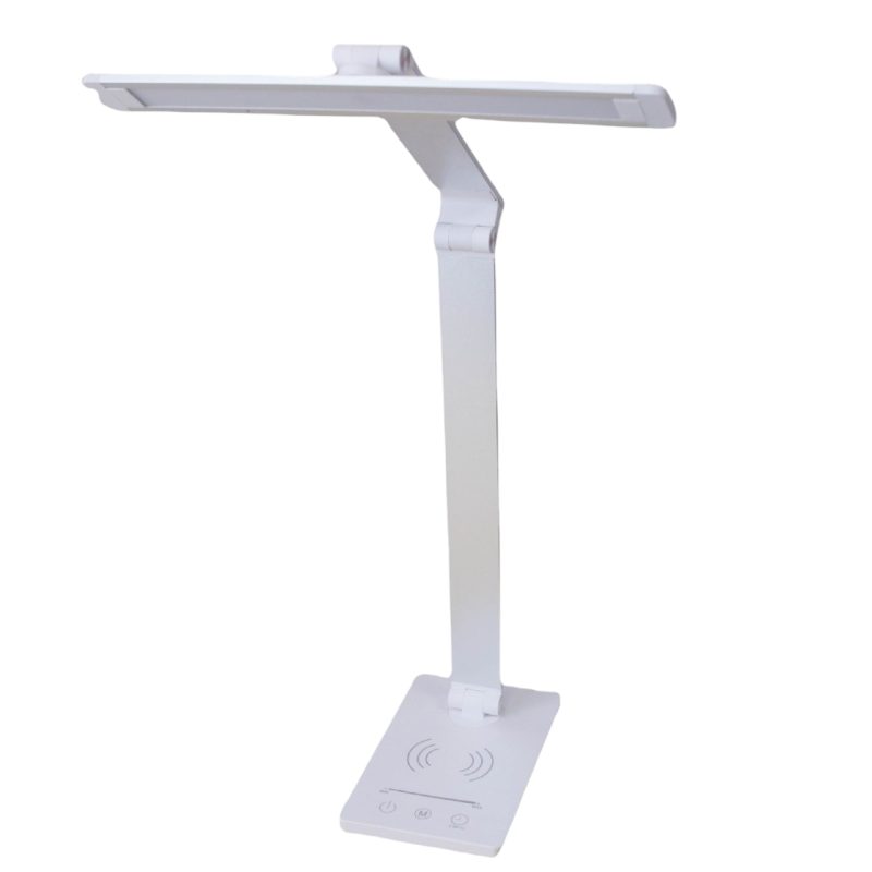 Optonica Lampada da Scrivania Ricarica Wireless Bianca CCT 7W