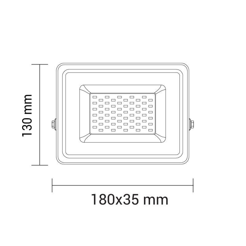 Optonica LED SMD Floodlight White Classic Line2