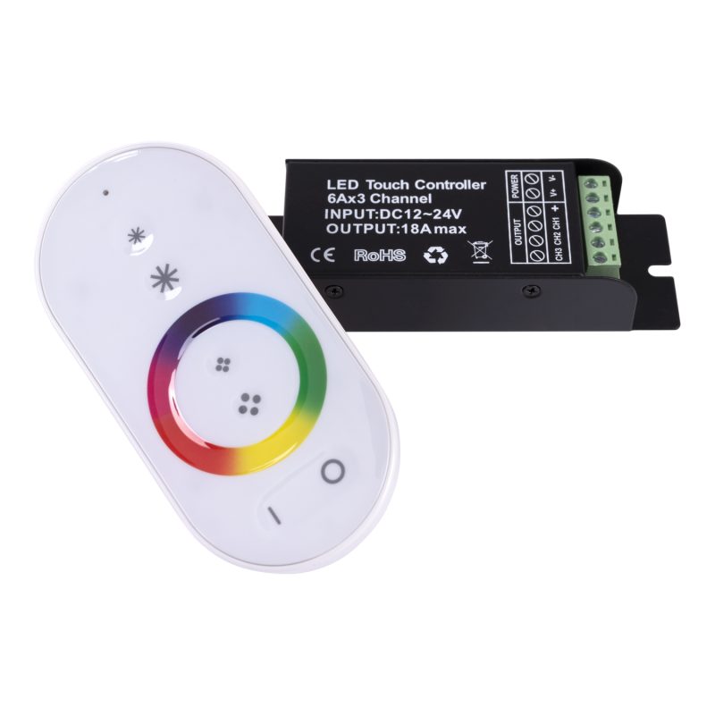 Optonica LED Strip Remote Control RGB Mini Touch Controller White