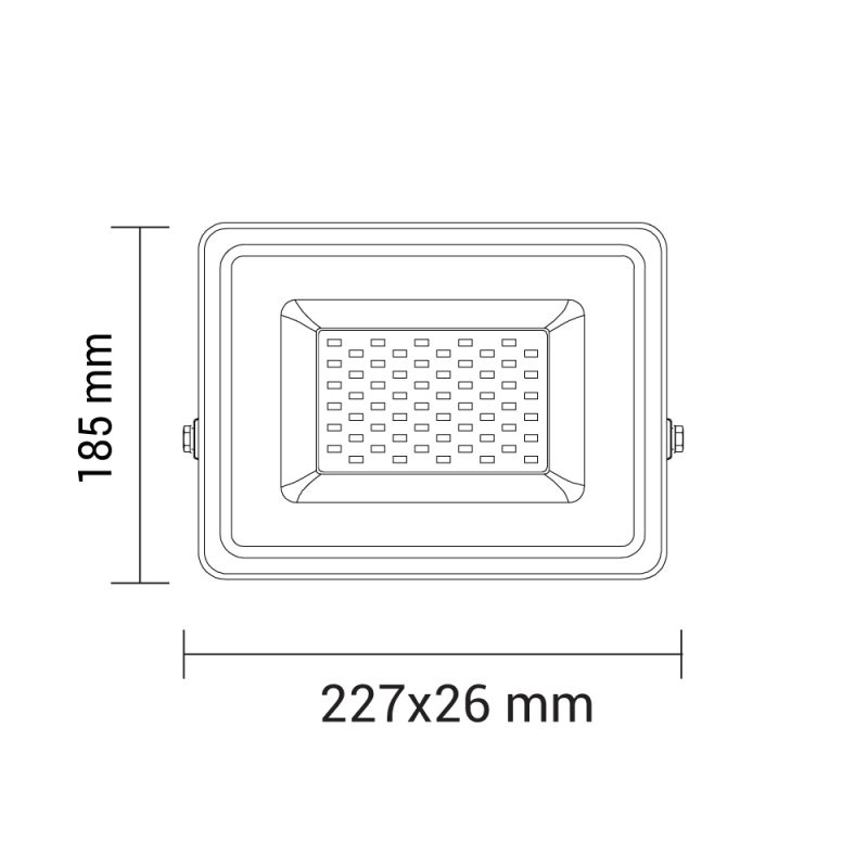 Optonica LED SMD Floodlight White Epistar Chip Premium Line 5 Years Warranty