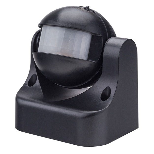 Optonica LED PIR Motion Sensor IP44 Black