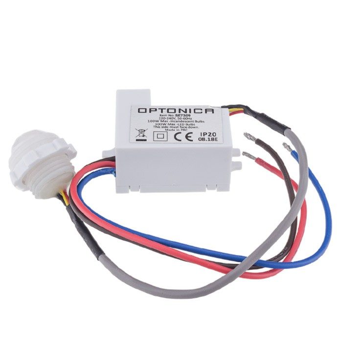 Optonica LED PIR Sensor IP65 White