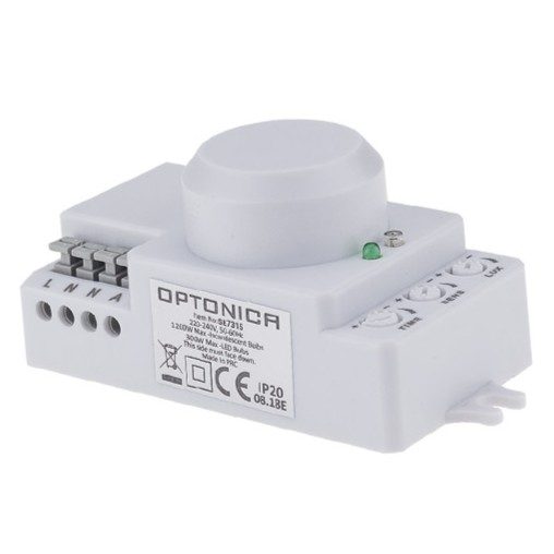 Optonica LED Microwave Sensor IP20 White