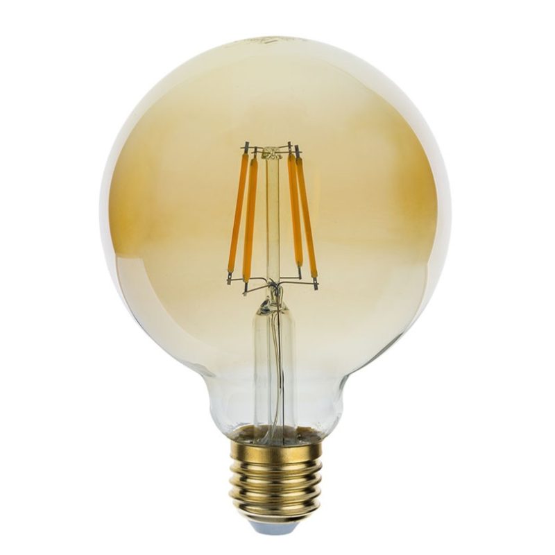 Optonica LED Bulb E27 G95 Golden Glass