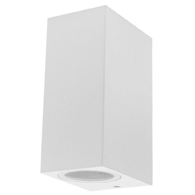 Optonica WALL LAMP ALUMINIUM WHITE BODY 2xGU10 SOCKET