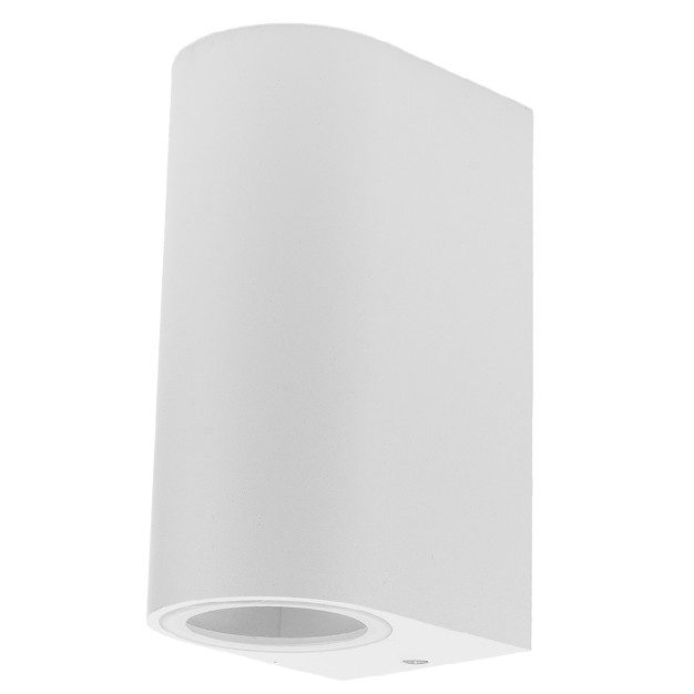 Optonica WALL LAMP ALUMINIUM WHITE BODY 2xGU10 SOCKET