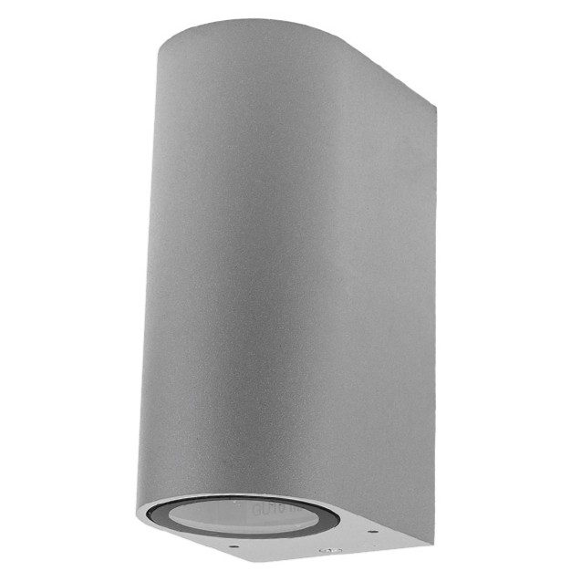 Optonica WALL LAMP ALUMINIUM SILVER BODY 2xGU10 SOCKET