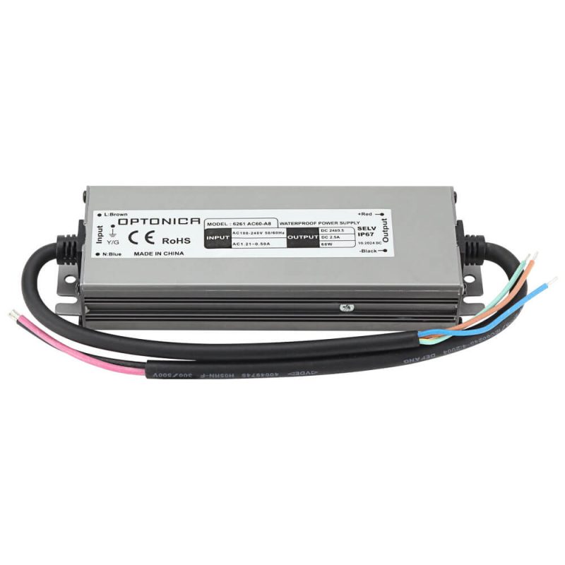 Optonica LED Waterproof Power Supply IP67 24V