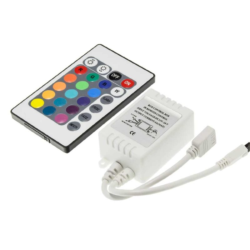 Optonica LED Strip Controller With Remote 16 Buttons