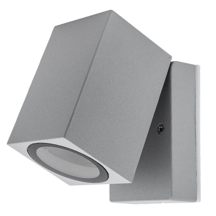 Optonica Wandlampe Silver Body GU10 Socket Aluminium