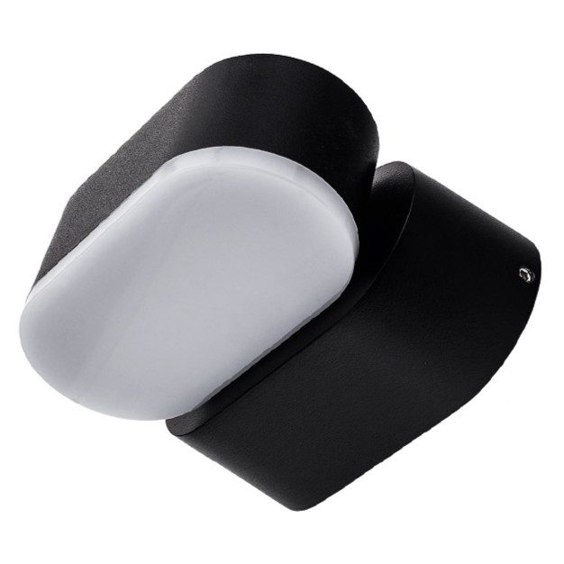 Optonica LED Wall Light Epistar 6W Black Body Rotatable