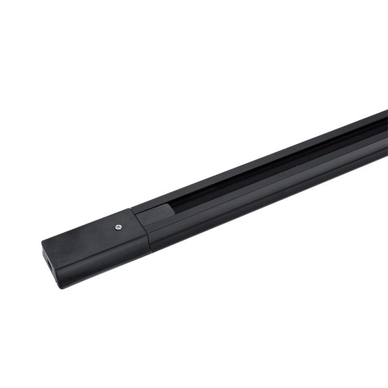 Optonica LED Track System 1 Phase 2m Black