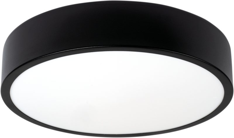 Optonica LED Ceiling Light Black Body - Round