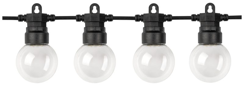 Optonica Outdoor Solar String Lights - Clear - G50 10M 20pcs